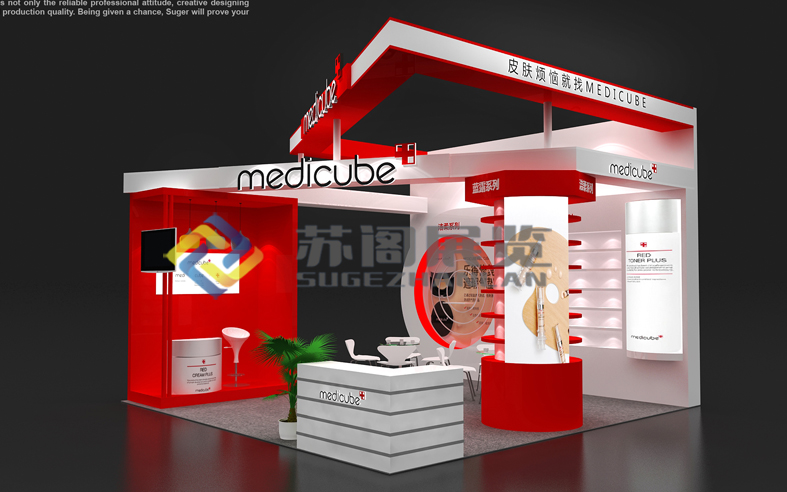 上海CBE—MEDICUBE/杭州一颜展台搭建